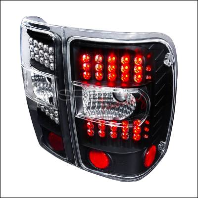 Ford Ranger Spec-D LED Taillights - Chrome - LT-RAN01JMG2LED-KS