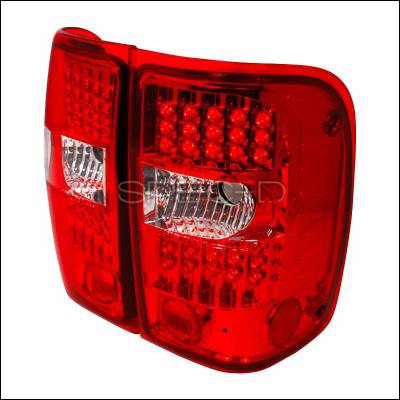 Ford Ranger Spec-D LED Taillights - Chrome - LT-RAN01RG2LED-KS