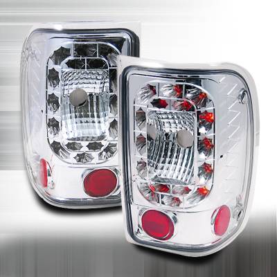 Ford Ranger Spec-D LED Taillights - Red - LT-RAN01RLED-KS