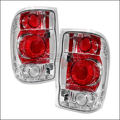 Ford Ranger Spec-D Altezza Taillights - Chrome - LT-RAN98-KS