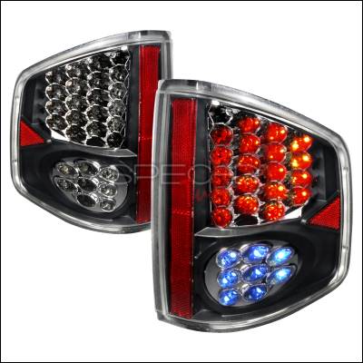 Chevrolet S10 Spec-D LED Taillights - Black - LT-S1094JMLED-WJ