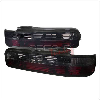 Nissan 240SX Spec-D Taillights - Red & Smoke - LT-S13892RG-TM