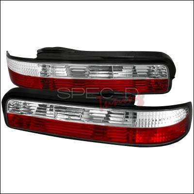 Nissan 240SX Spec-D Altezza Taillights - Red & Clear - LT-S13892RPW-TM