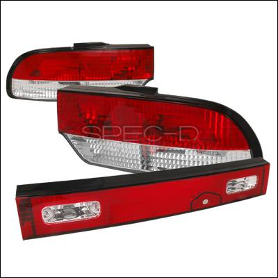 Nissan 240SX Spec-D Altezza Taillights - Chrome - LT-S1389RPW3-TM