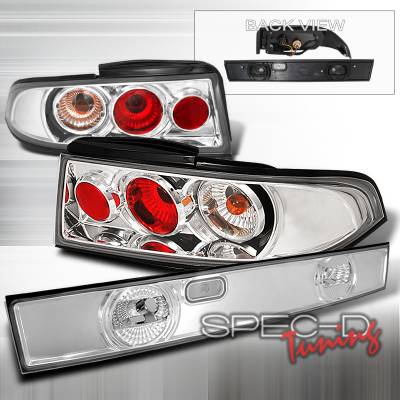 Nissan 240SX Spec-D Altezza Taillights - Chrome - LT-S14953-TM