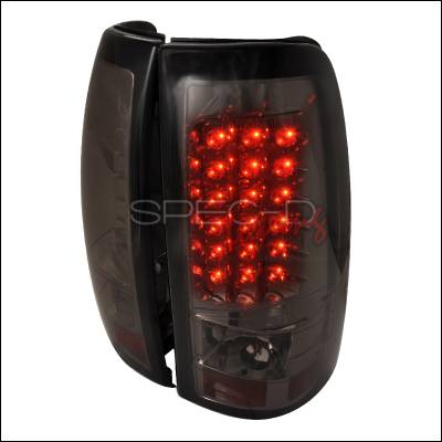 Chevrolet Silverado Spec-D LED Taillights - Smoke - LT-SIV03GLED-TM