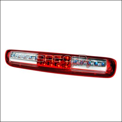 Chevrolet Silverado Spec-D LED Third Brake Lights - Red - LT-SIV99RBRLED-KS