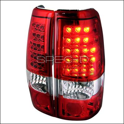 Chevrolet Silverado Spec-D LED Taillights - Red - LT-SIV99RLED-KS