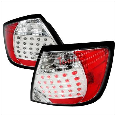 Scion tC Spec-D LED Taillights - Chrome - LT-TC04CLED-DP