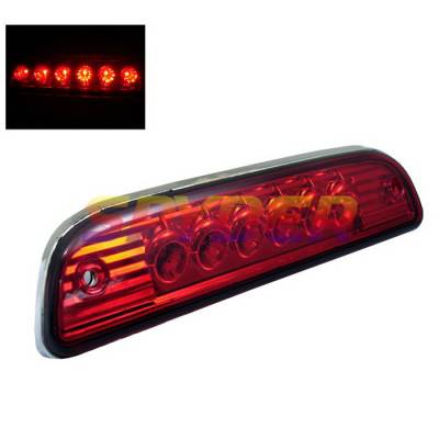 Toyota Tacoma Spyder LED Third Brake Light - Red - BL-CL-TTA95-LED-RD