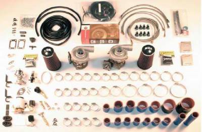 STS Turbo Twin Turbo System Tuner - Includes A Front Mounted Air-To-Air Intercooler - Quad Tips - But Not A Blow-Off Valve - COR5797T