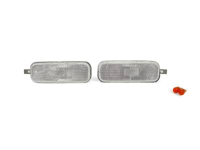 Nissan 240SX S13 Clear Front DEPO Bumper DEPO Side Marker Light