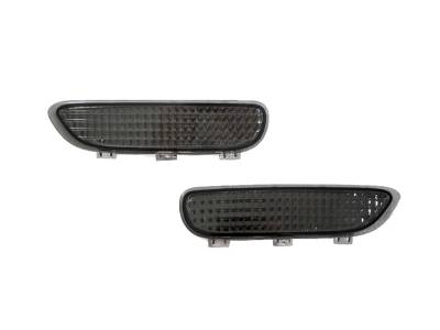 BMW E46 2D/Cabrio Crystal Smoke DEPO Front Bumper Reflector