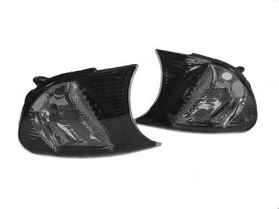 BMW E46 2D/Cabrio Crystal Smoke DEPO Corner Lights