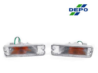 Nissan 240SX S13 & 1990-1992 Stanza Clear DEPO Bumper Signal Light