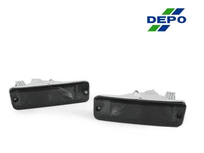 Nissan 240SX S13 & 1990-1992 Stanza Smoke DEPO Bumper Signal Light