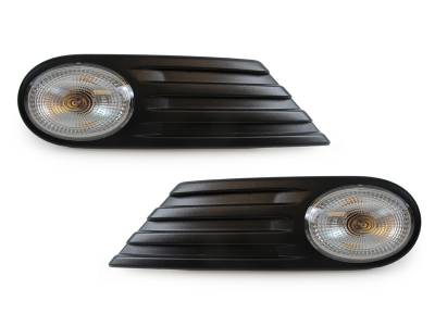 Mini Cooper R56 R57 Am Clear Fender DEPO Side Marker Light Set