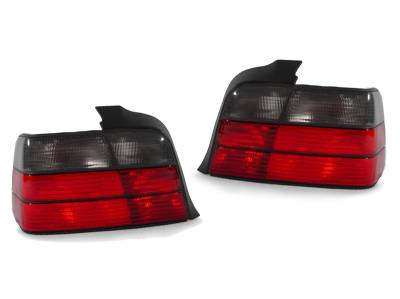 BMW E36 4D Red/Smoke DEPO Tail Lights