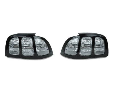 Ford Mustang Depo Black Trim / Clear Lens DEPO Tail Light