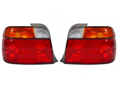 BMW E36 3D Depo Am Red/Amber DEPO Tail Lights