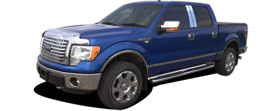 QAA - F-150 Super Cab, 5.5' bed, NO Flares QAA  10pcs Rocker Panel Trim TH44300 - Image 5