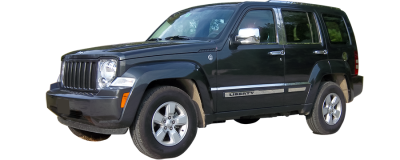 QAA - JEEP LIBERTY 4dr QAA Stainless 1pcs License Plate Bar Accent LB48070 - Image 2