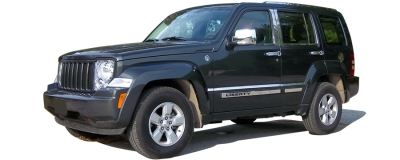 QAA - JEEP LIBERTY 4dr QAA Stainless 1pcs License Plate Bar Accent LB48070 - Image 3