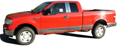 QAA - F-150 Crew Cab, 5?5? bed, W/ FLARES QAA  12pcs Side Accent Trim AT49317 - Image 4