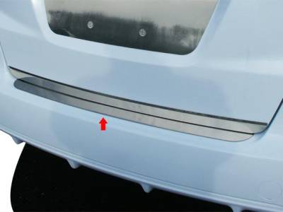 HONDA FIT 4dr QAA Stainless 1pcs Rear Bumper Accent RB29220