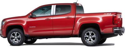 QAA - CHEVROLET COLORADO 4dr QAA Stainless 8pcs Rocker Panel Trim TH55150 - Image 4