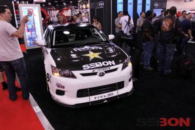 Seibon - Scion TC TS-Style Seibon Carbon Fiber Body Kit- Hood!! HD1112SCNTC-TS - Image 3