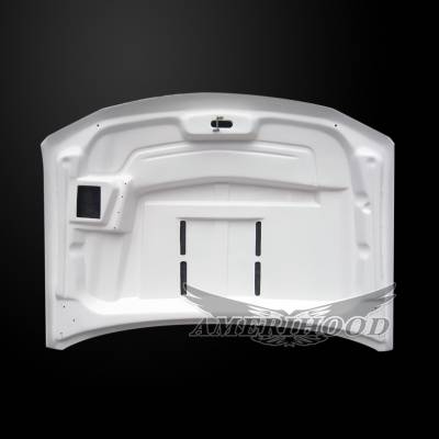 AmeriHood - Chevrolet Silverado 3500 E-Style AmeriHood Ram Air Hood CS05AHTEFH35 - Image 2