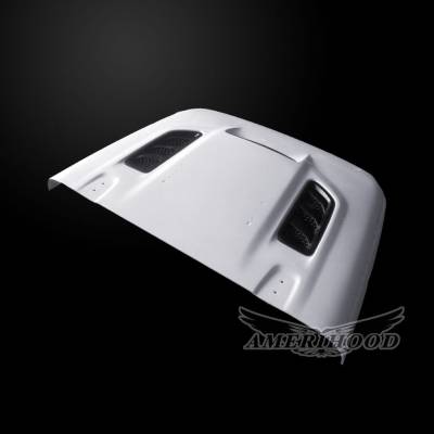 AmeriHood - Jeep Wrangler VIP-Style AmeriHood Ram Air Hood JW18AHVIPFHWJL - Image 2