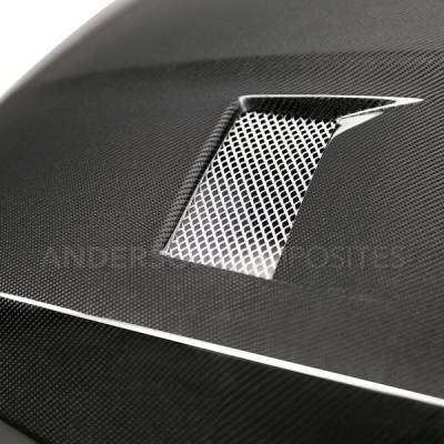 Anderson Carbon - Ford Focus SE/ST Type-TM Anderson Composites Fiber Hood AC-HD16FDFO-TM - Image 4