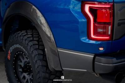 Anderson Carbon - Ford Raptor OE Anderson Composites Fiber Rear Fender Flares AC-FLR17FDRA-R - Image 6