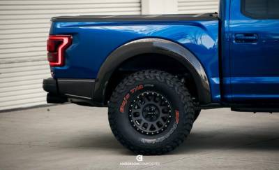 Anderson Carbon - Ford Raptor OE Anderson Composites Fiber Rear Fender Flares AC-FLR17FDRA-R - Image 8