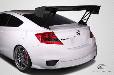 Carbon Creations - 62" Universal VRX V1 Tall 9pcs DriTech Carbon Fiber Body Kit-Wing/Spoiler 113253 - Image 2