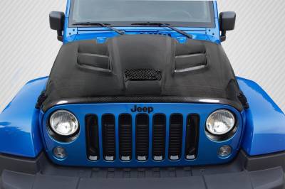 Jeep Wrangler Viper Look Carbon Creations Body Kit- Hood 113645