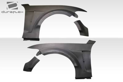 Duraflex - Ford Mustang KT Wide Body Duraflex Wide Front Fender Flares 114951 - Image 3