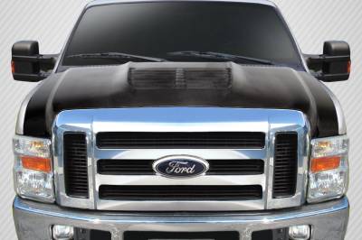 Carbon Creations - Ford Super Duty GT500 V2 Carbon Fiber Creations Body Kit- Hood 115350 - Image 1