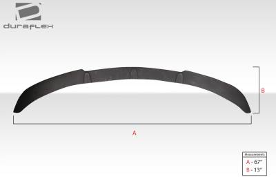 Duraflex - Universal Duraflex Adjustable Front Lip Splitter Body Kit 114451 - Image 3