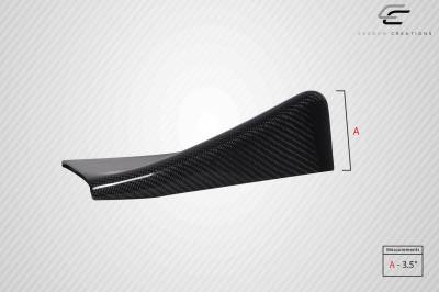 Carbon Creations - Universal Carbon Fiber Creations 3pcs Front Splitter Body Kit 115570 - Image 6