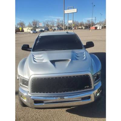 AmeriHood Fiberglass - Dodge Ram 1500 VIP AmeriHood Body Kit- Ram Air Hood DR09AHVIPFHW - Image 2