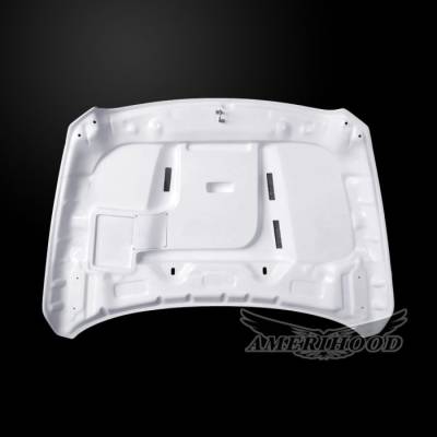 AmeriHood Fiberglass - Dodge Ram 1500 VIP AmeriHood Body Kit- Ram Air Hood DR09AHVIPFHW - Image 4