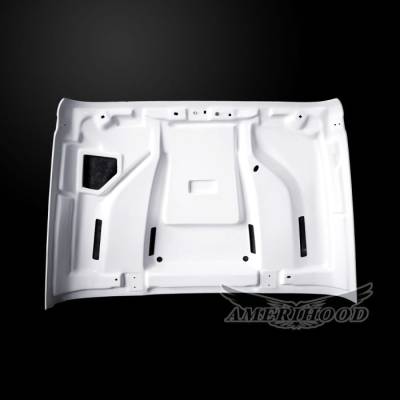 AmeriHood Fiberglass - Jeep Wrangler JK STM AmeriHood Body Kit- Ram Air Hood JW07AHSTMFHWJK - Image 2