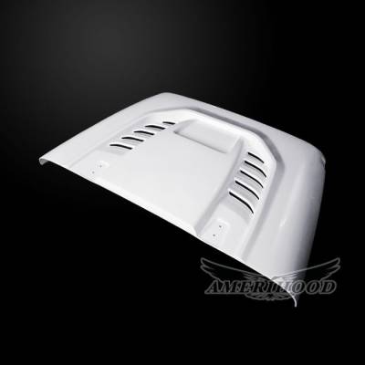 AmeriHood Fiberglass - Jeep Wrangler JK STM AmeriHood Body Kit- Ram Air Hood JW07AHSTMFHWJK - Image 3