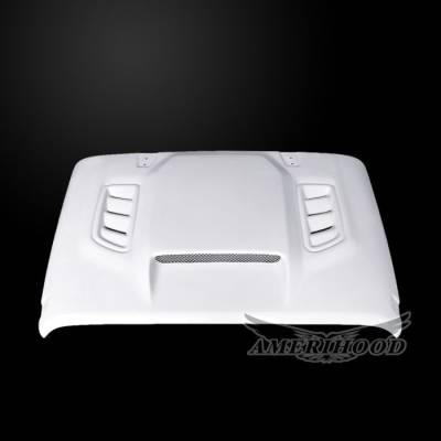 AmeriHood Fiberglass - Jeep Wrangler JK VIP AmeriHood Body Kit- Ram Air Hood JW07AHVIPFHWJK - Image 3