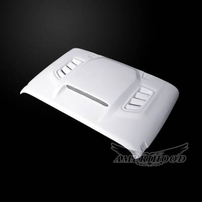 AmeriHood Fiberglass - Jeep Wrangler JK VIP AmeriHood Body Kit- Ram Air Hood JW07AHVIPFHWJK - Image 5