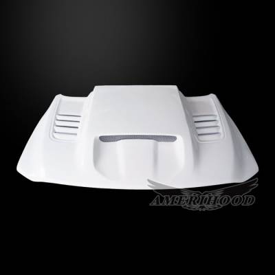 AmeriHood Fiberglass - Dodge Ram 1500 TXR Model RIP AmeriHood Body Kit-Ram Air Hood DTX21AHRIPFHW - Image 4