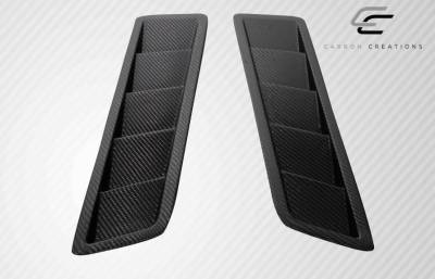 Carbon Creations - Universal Carbon Fiber Hood Louver Vents 116152 - Image 4